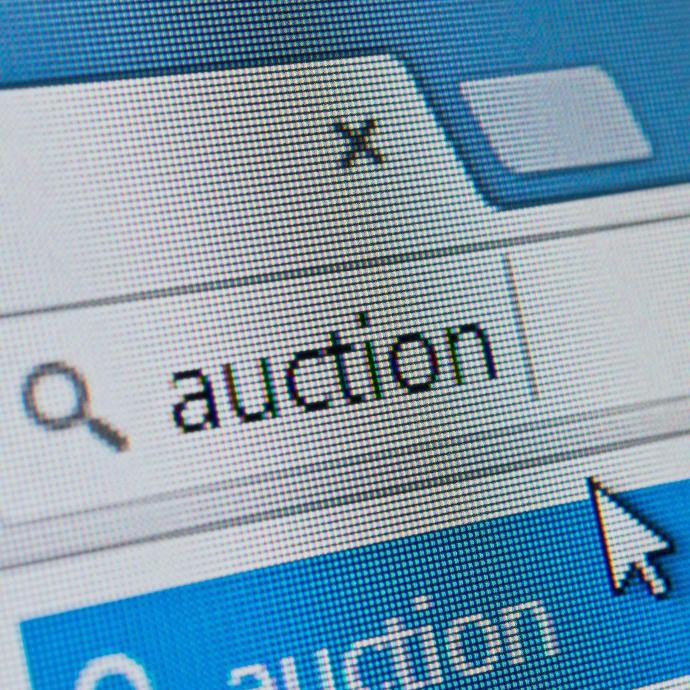 Search query for auction
