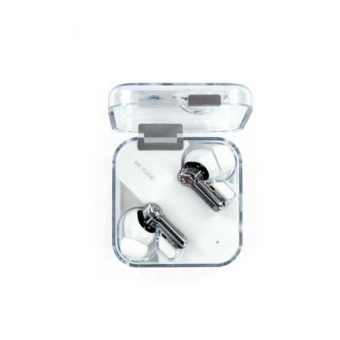  Nothing Ear (a) white and transparent earbuds