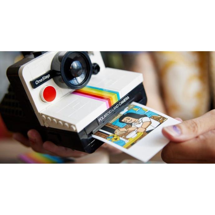 Lego Polaroid Camera printing image