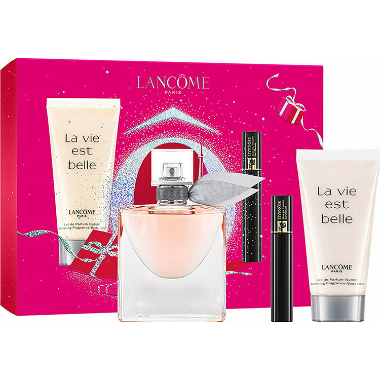 Lancome Paris, La Vie Est Belle 3 Piece Set, L'Eau De Parfum + Lait de Parfum Nutritif +  Hypnose