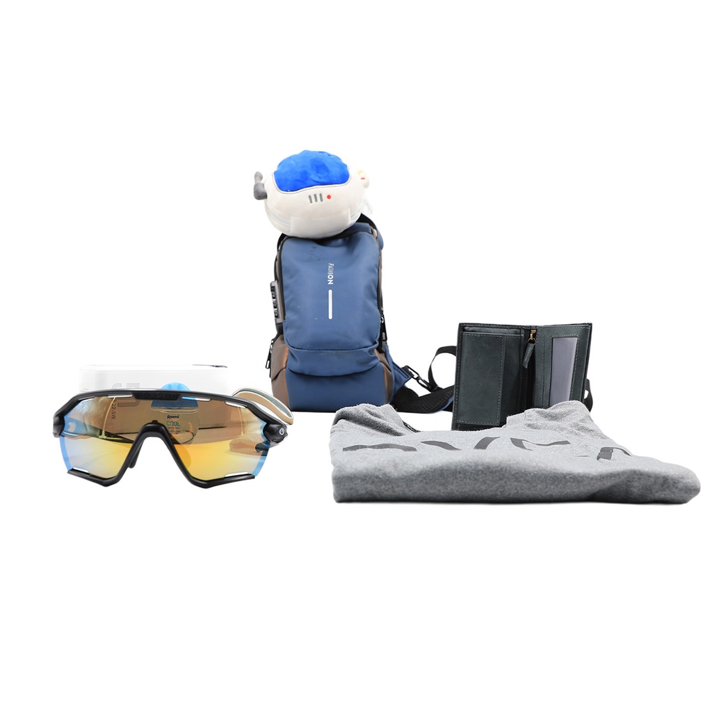 Blue Fashion Travel Bag + PowetBank 50W+ Sunglasses + Shirt