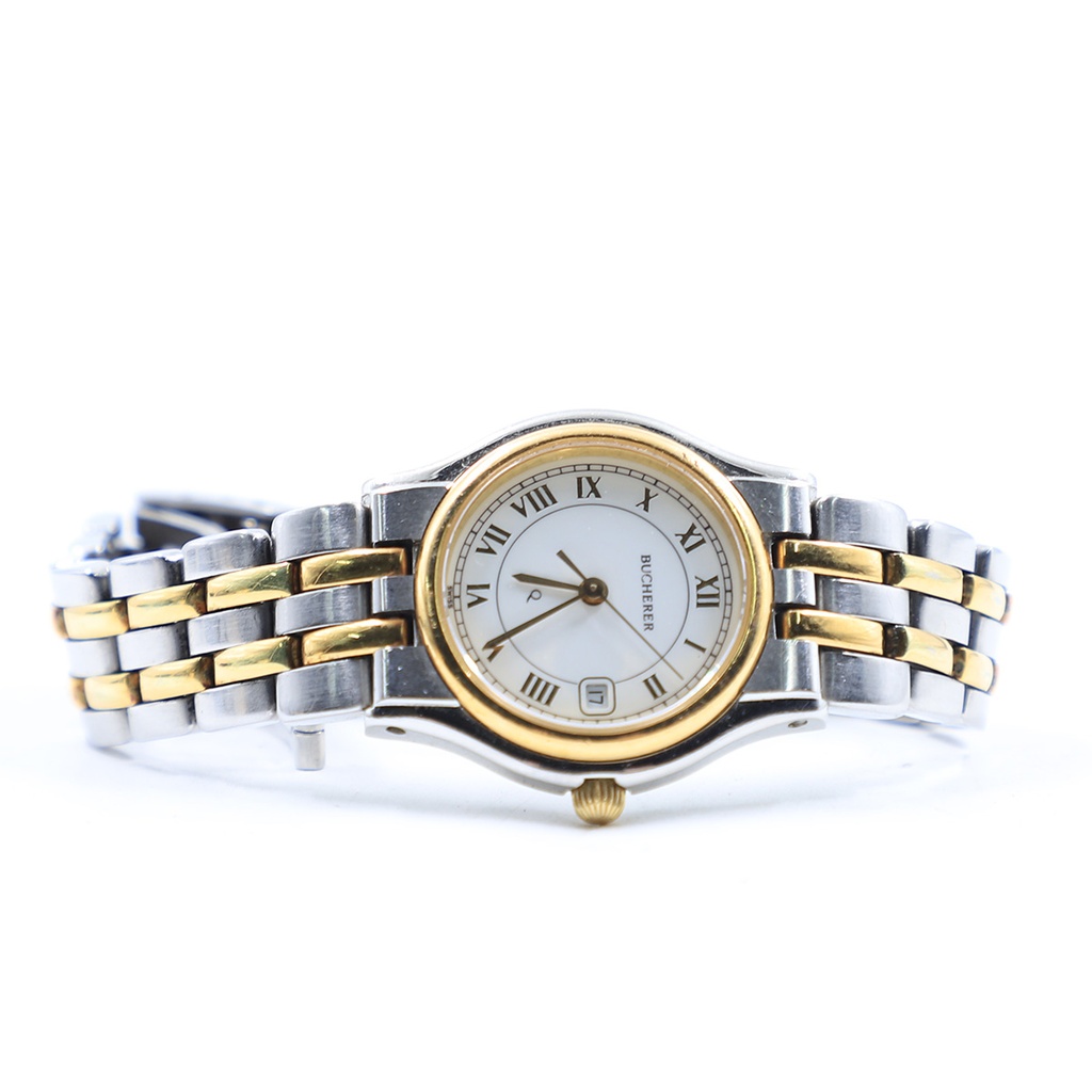 Bucherer Q 956.703 Swiss Made All Stainless Steel