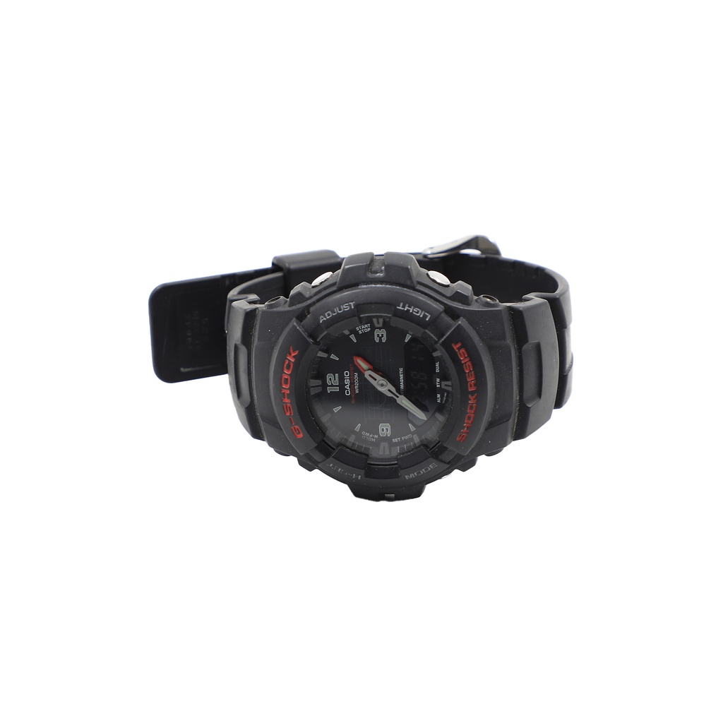 G-Shock, Watch, G-100-1BVMES, 5158, Analog, Digital, Black