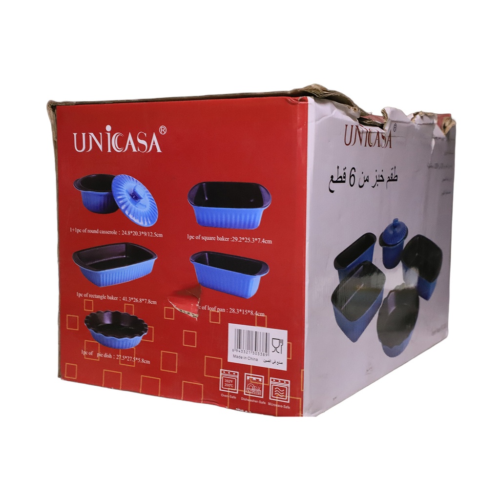 Unicasa 6 Pieces bakewar Set