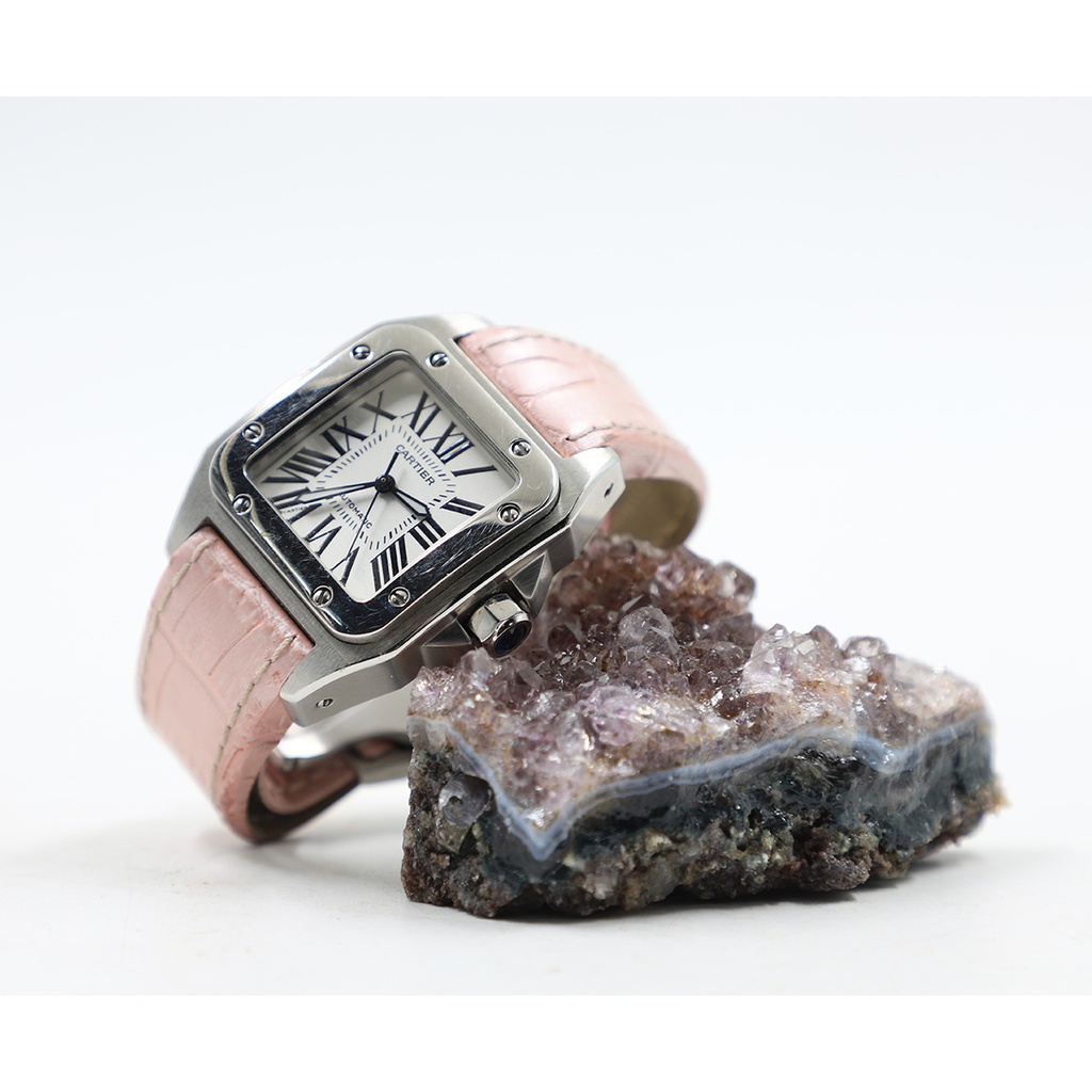 Cartier Santos 100 Automatic Stainless Steel 839408MX Swiss Made Water Resistant