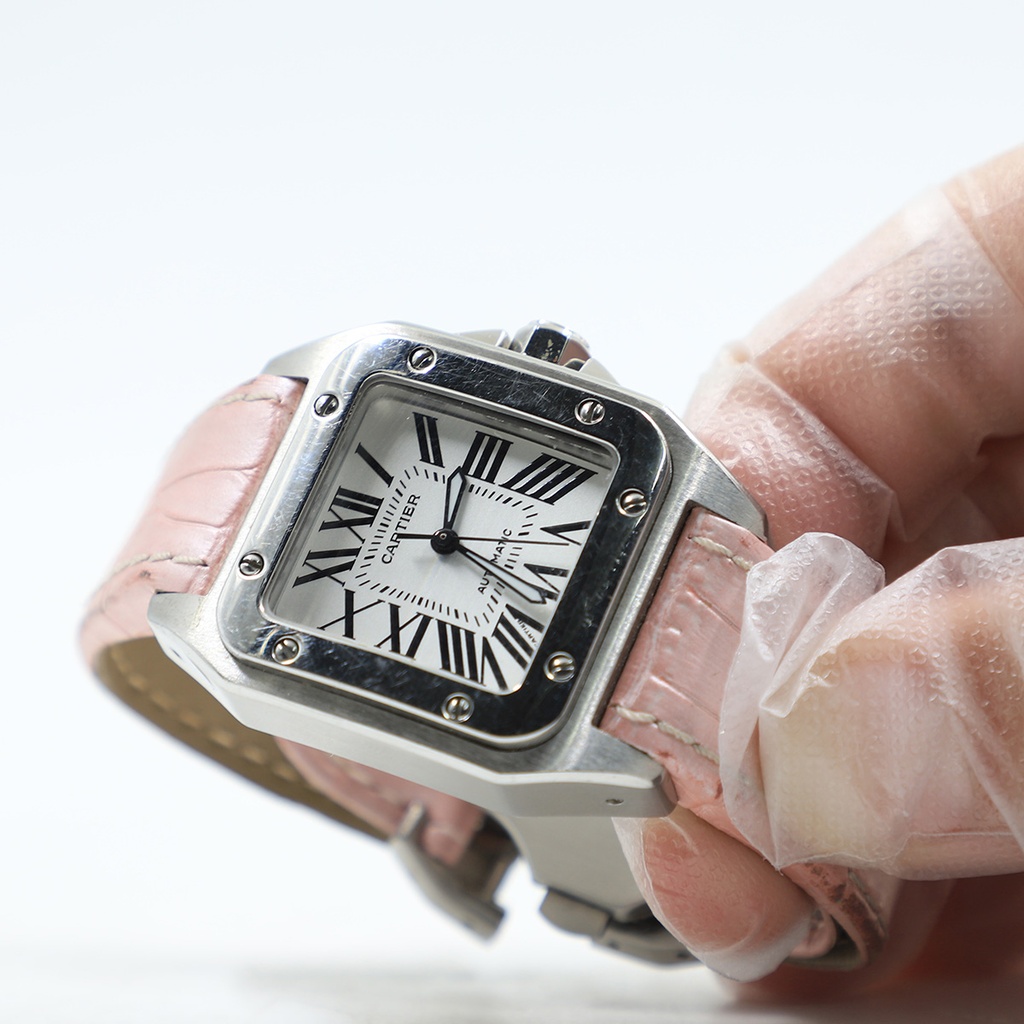 Cartier Santos 100 Automatic Stainless Steel 839408MX Swiss Made Water Resistant