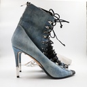 Balmain Open Toe Lace Up Heels Size 41