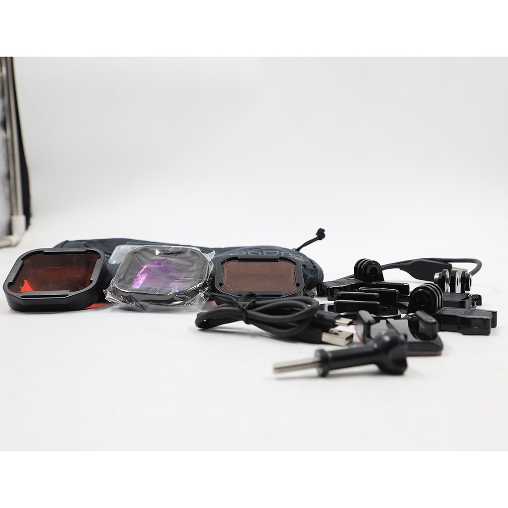 GoPro 12 Black + Go Pro Strap + 2 Go Pro batteries + Go Pro  Battery Pak Charger + GoPro Wireless Tripod + GoPro Camera Cover + Multiple File And Pouch + Big Black Pouch