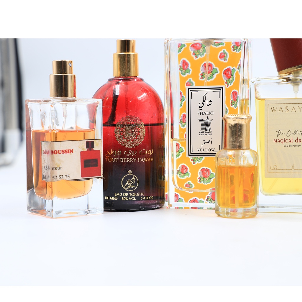 Mix Used Perfume Set, Boi Imperial Magical Dream Shalki, Tasmongot….