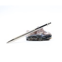 Santos de Cartier ballpoint pen Grey With golden Screws