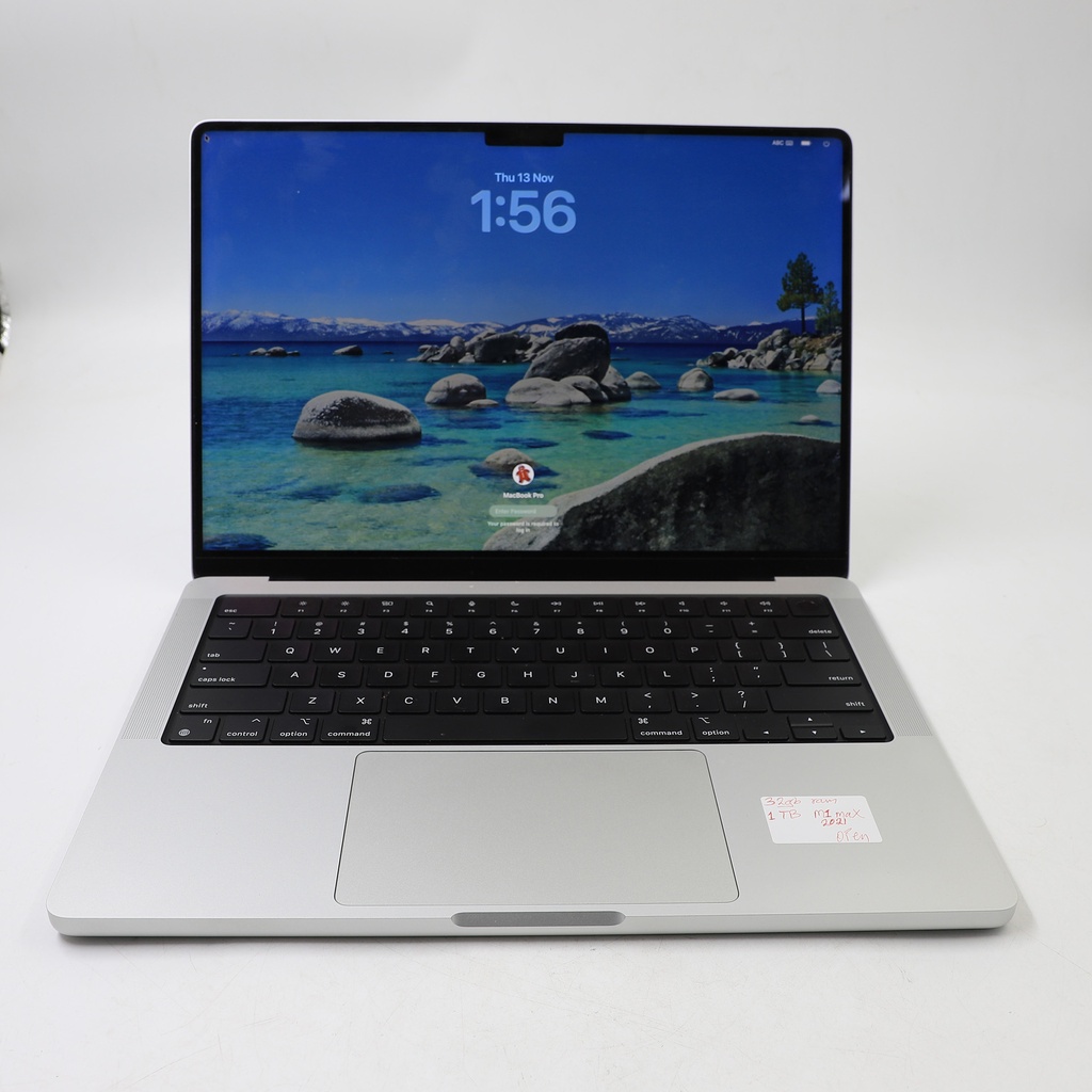 MacBook Pro 32 Gb Ram 1TB M1 Max 2021, 14-Inch (3024 x1964) Version 26.1, Battery Maximum Capacity  98%