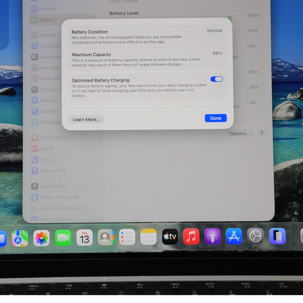 MacBook Pro 32 Gb Ram 1TB M1 Max 2021, 14-Inch (3024 x1964) Version 26.1, Battery Maximum Capacity  98%