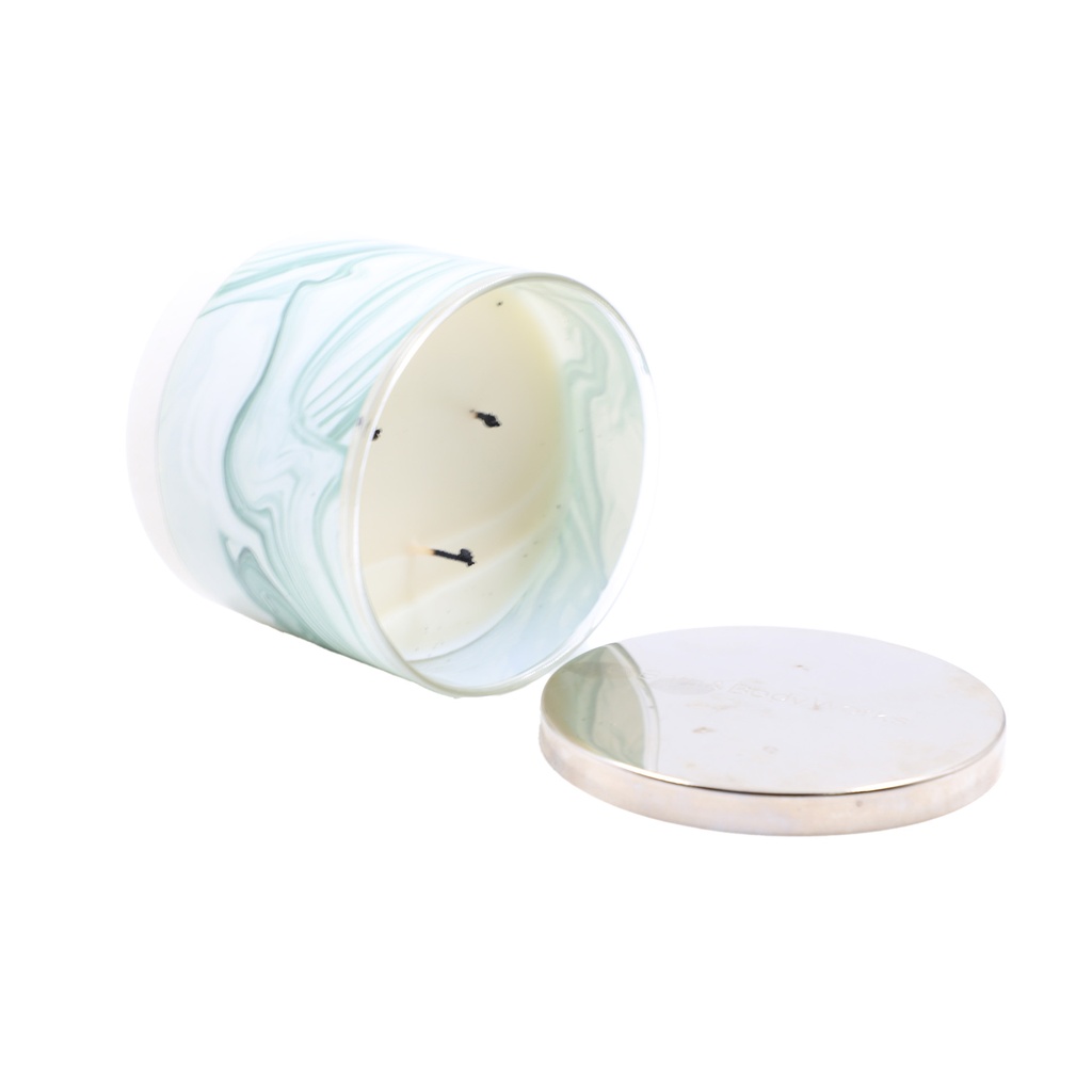 Bath & Body Works White Barn EUCALYPTUS MINT 3 Wick Candle