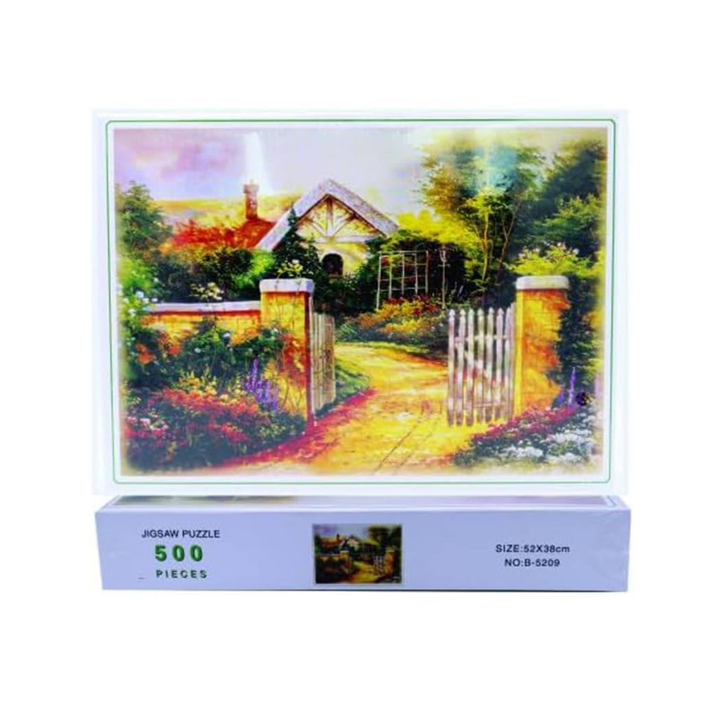 500-Piece Assorted Jigsaw Puzzle for Adults and Kids