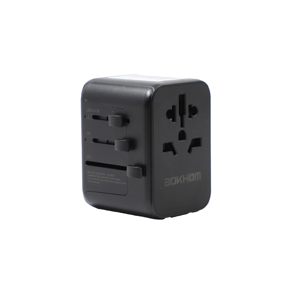 Universal Travel Adapter, VINTAR International Power Adapter with 6A 3 USB C and 2 USB Ports, All in One Travel