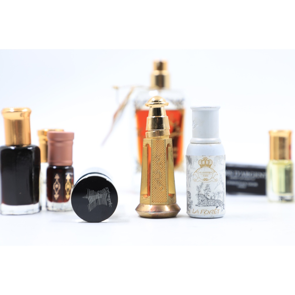 Mix Of Oud Set Of Perfume Al Jazeera Abd Samad Al Qurashi, Ajmal, Al Tawash
