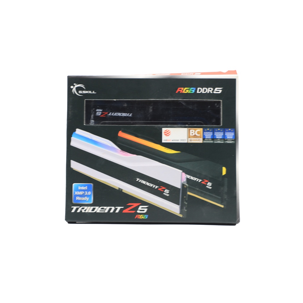 Trident Z5 RGB (Intel XMP) 32GB (2 x 16GB) DDR5 7600MHz CL36-46-46-121 1.40V Desktop Memory RAM