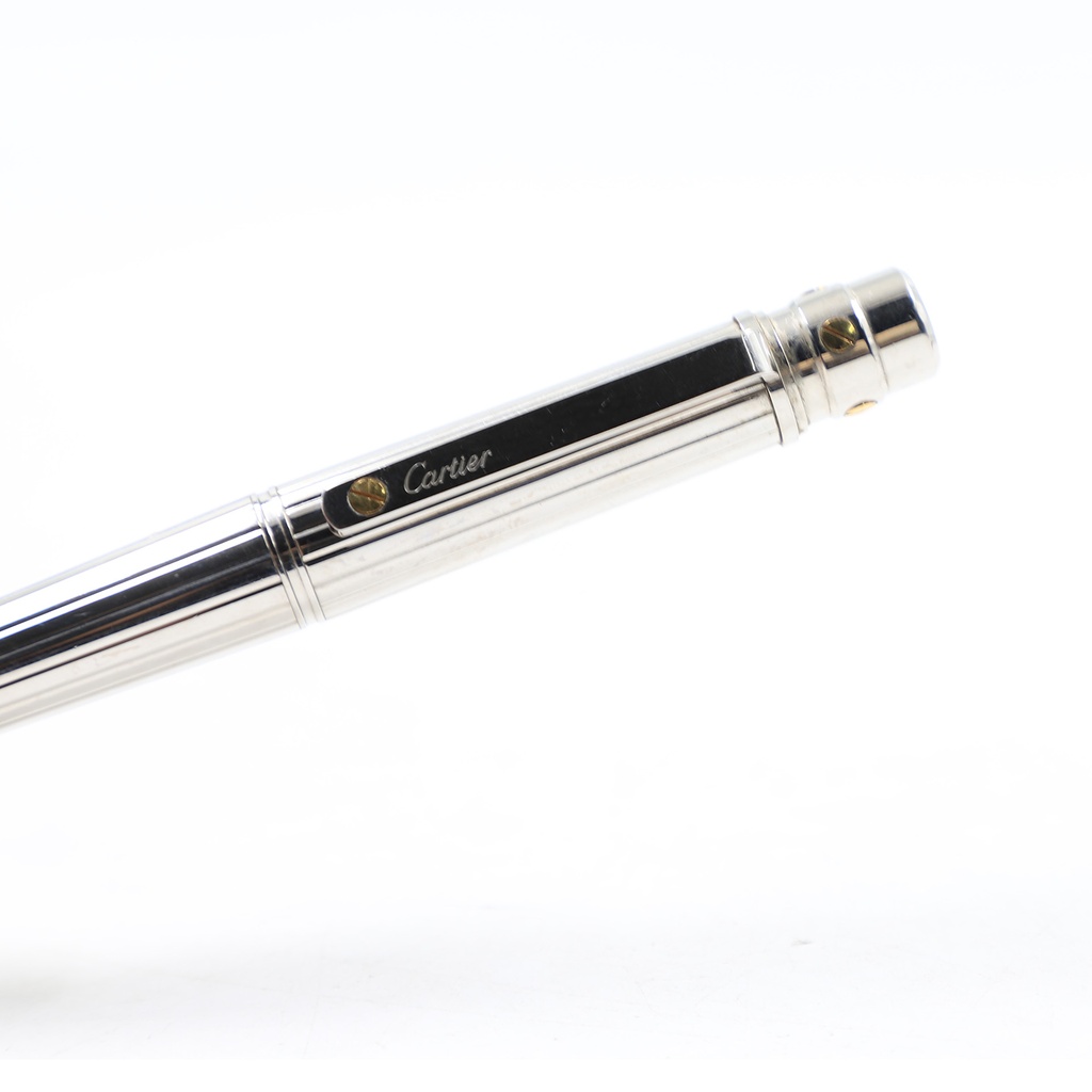 Santos De Cartier Pen With Golden Screws