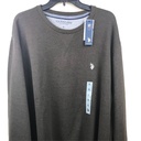 U.S. Polo ASSN 118643Y3 , Solid Crew Neck Sweatshirt, SIZE: XL