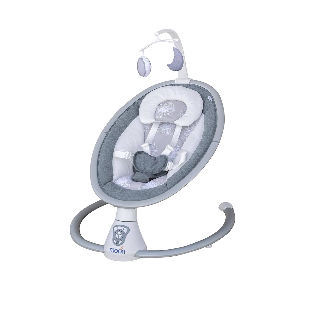 Moon Musical Baby Swing (Grey)