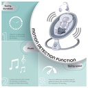 Moon Musical Baby Swing (Grey)