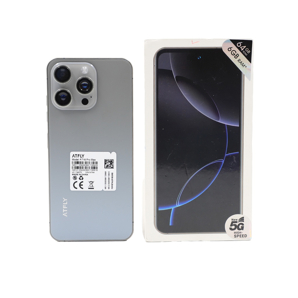 Atfly AT15 Pro Max 5G, 6GB RAM, 64GB Storage, Android Smartphone