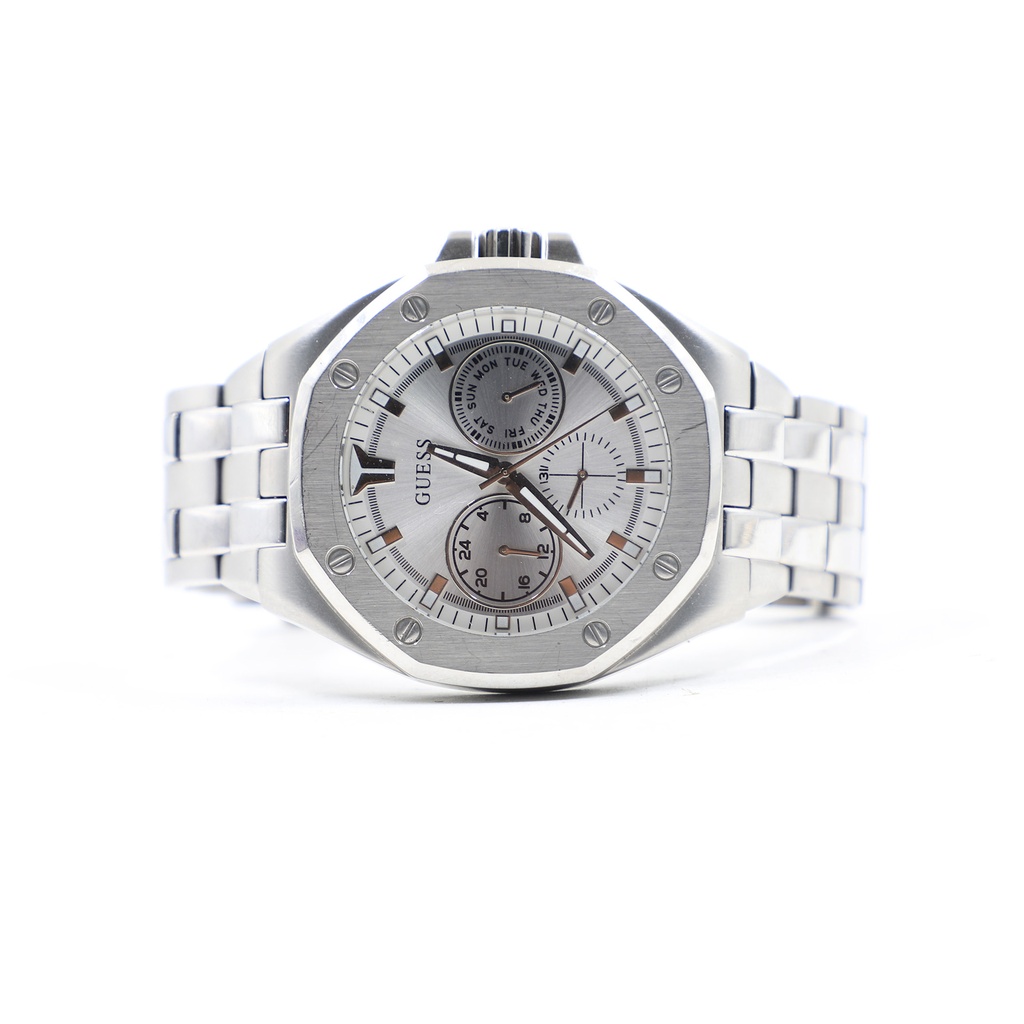 Guess Gw 0278G1 Stainless Steel Water Resistant Japanese Movement Small Strap