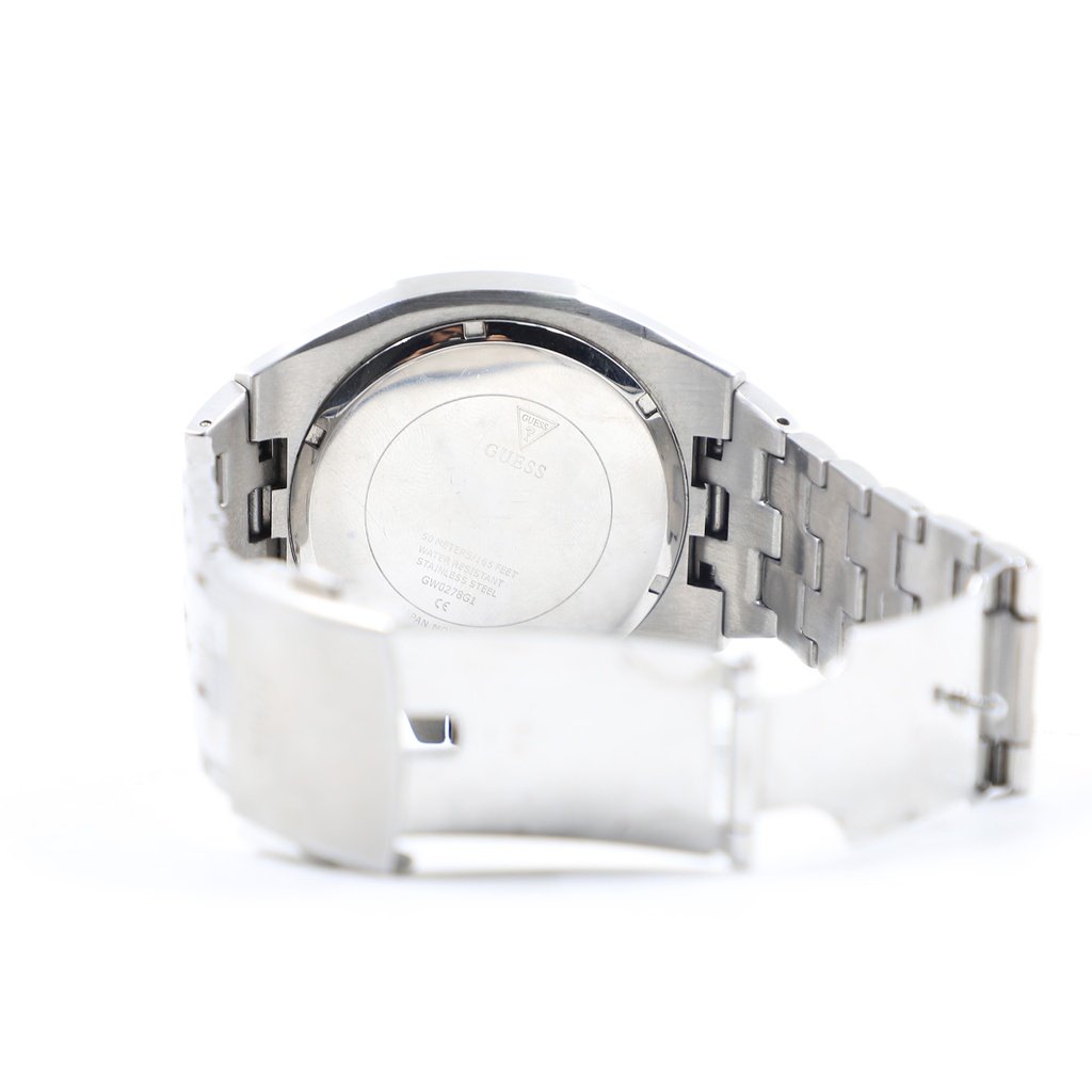 Guess Gw 0278G1 Stainless Steel Water Resistant Japanese Movement Small Strap