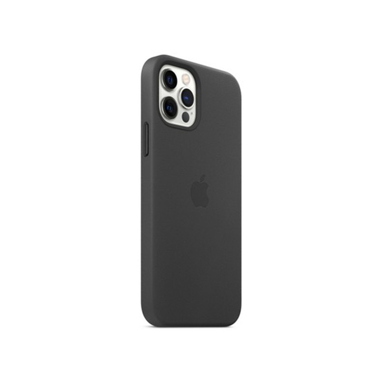 Iphone 12 Pro Max Leather Case Magsafe - Black