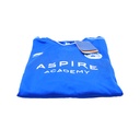 Men's Aspire Long Sleeve Training Gym   T - Shirt  Nautical Blue / White   -  Size - XS