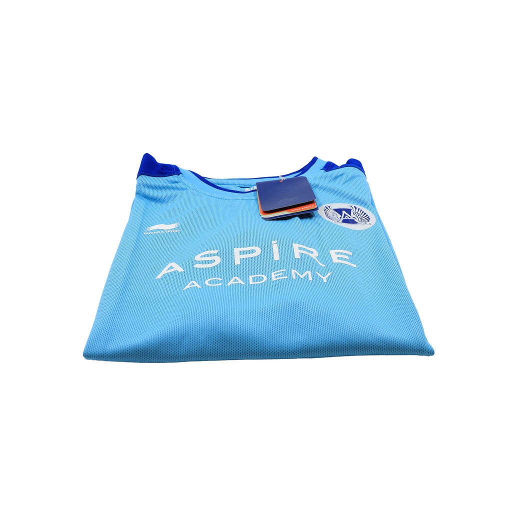 Men's Long Sleeve Training Gym T - Shirt Junior  Aquarius/Nautical  Blue  -  Size - XL B