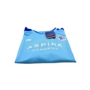 Men's Long Sleeve Training Gym T - Shirt Junior  Aquarius/Nautical  Blue  -  Size - XL B