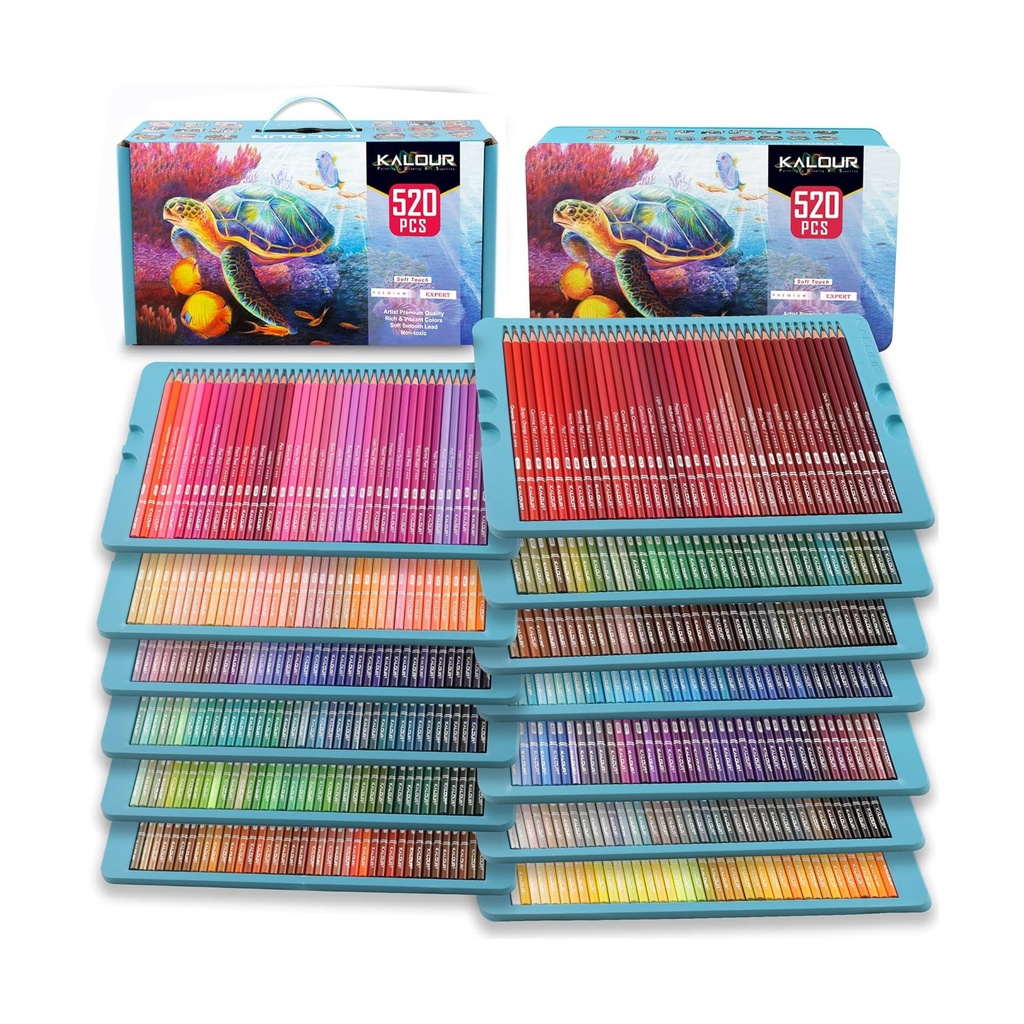 Kalour Pro Colored Pencils,Set of 520 Colo rs