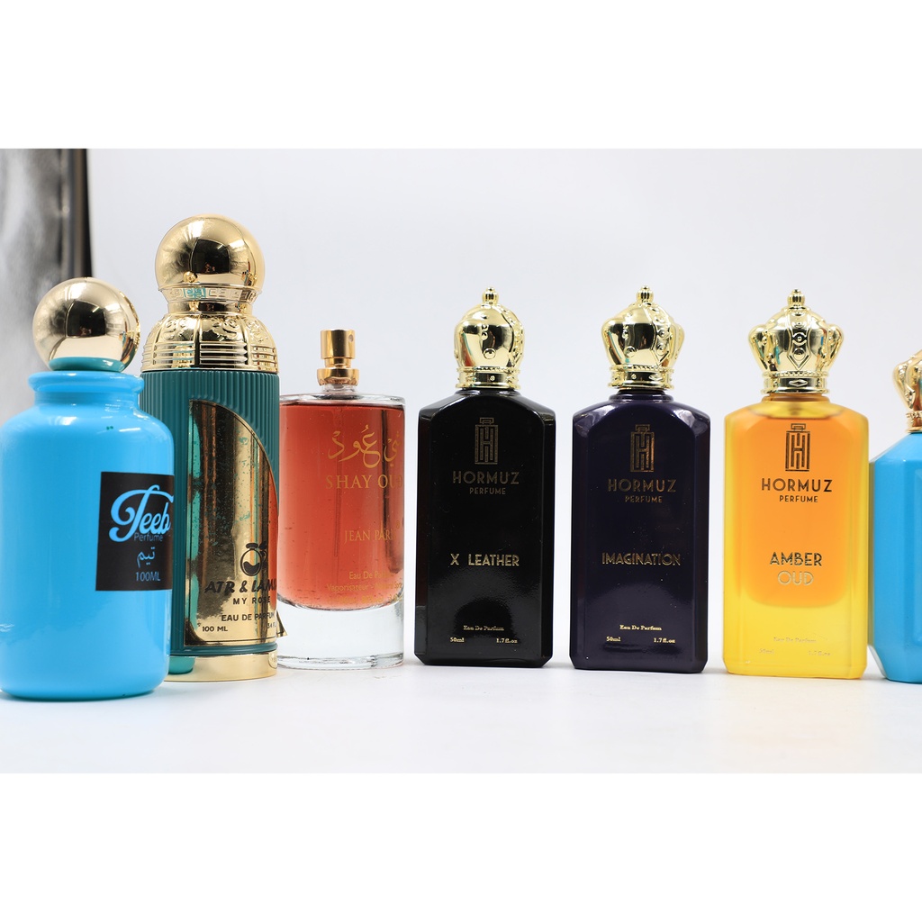 Mix Of Used Almost Full 12 Fragrences Incense Perfumes And Oud