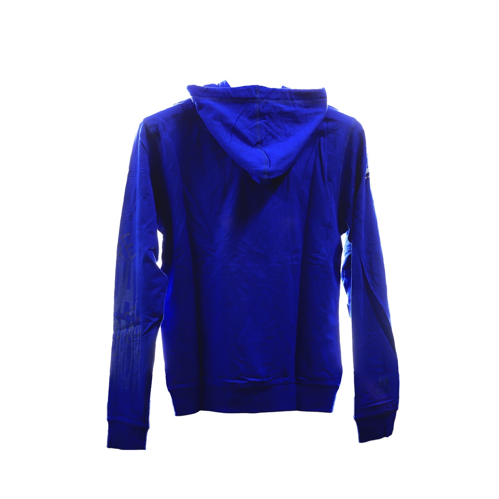 Men's Cotton Hooded Swea T Top - Jacket Natucal Blue Size - S