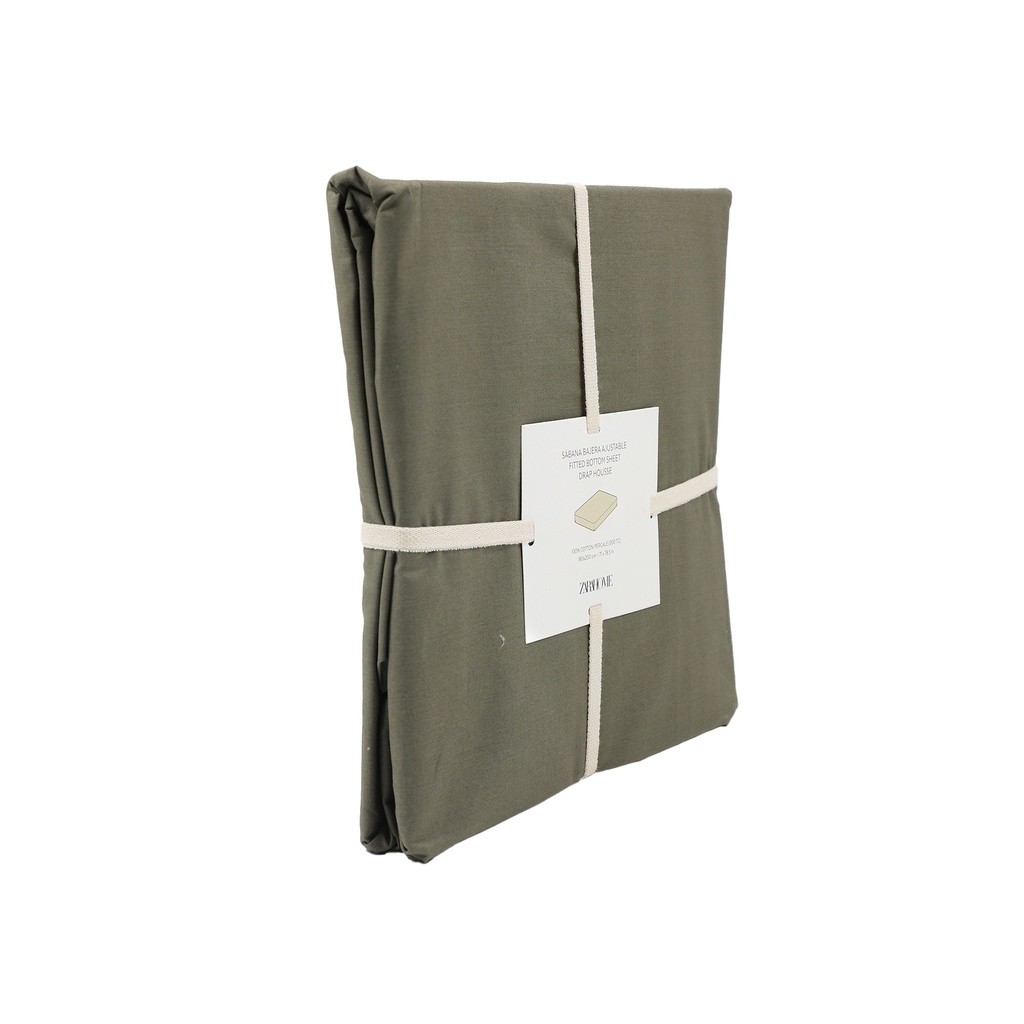 Zara Home Sabana Bajera Ajustable Fitted Bottom Sheet Drap Housse ( 180 X200 30 CM /71 X 78.5 )