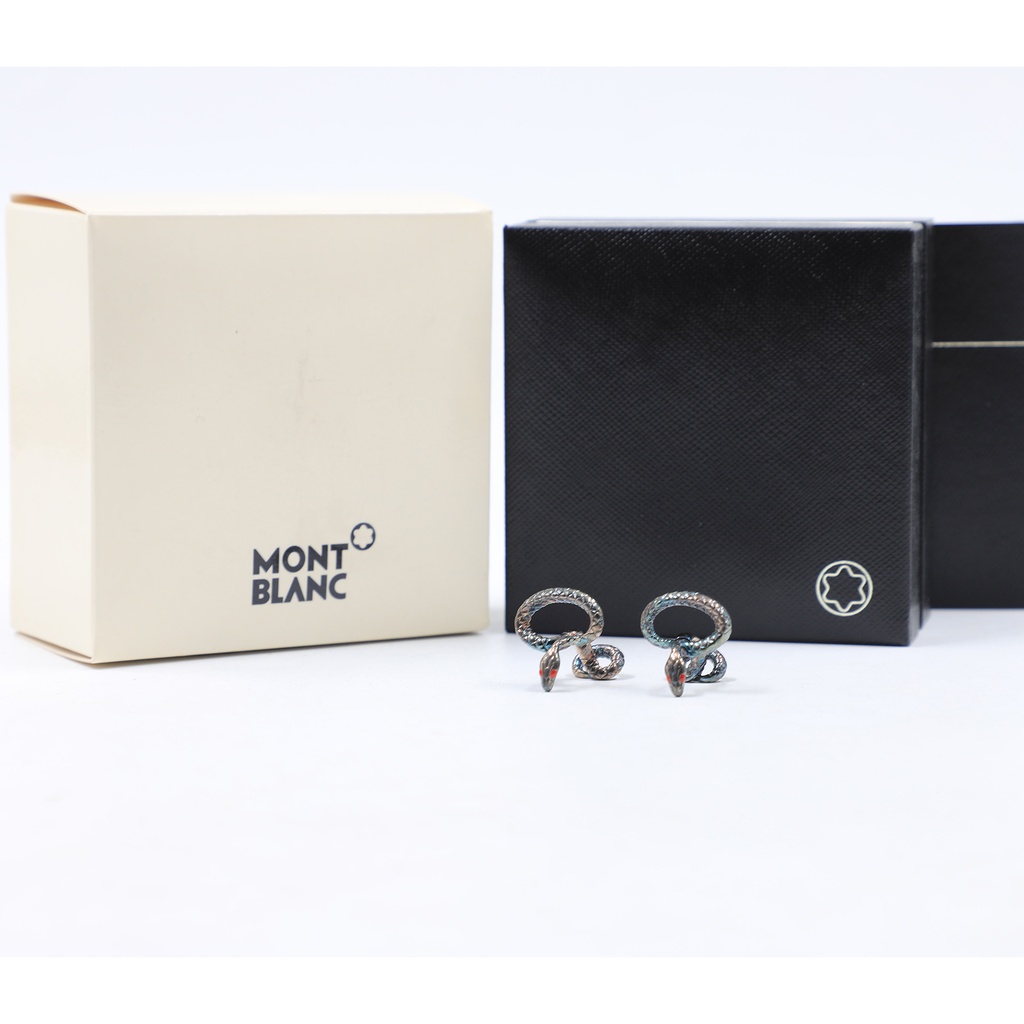 MontBlanc Cufflinks 04900701 Snake Pattern