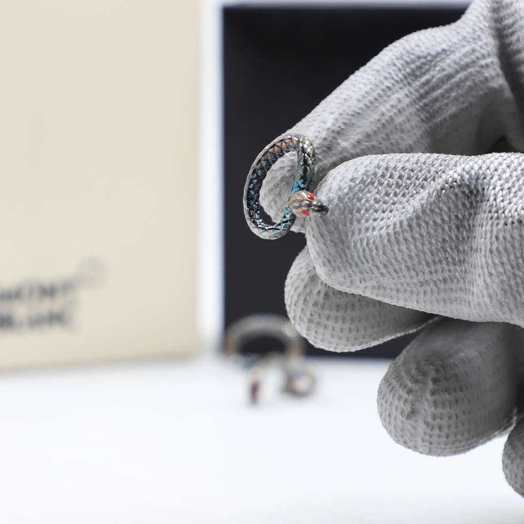 MontBlanc Cufflinks 04900701 Snake Pattern