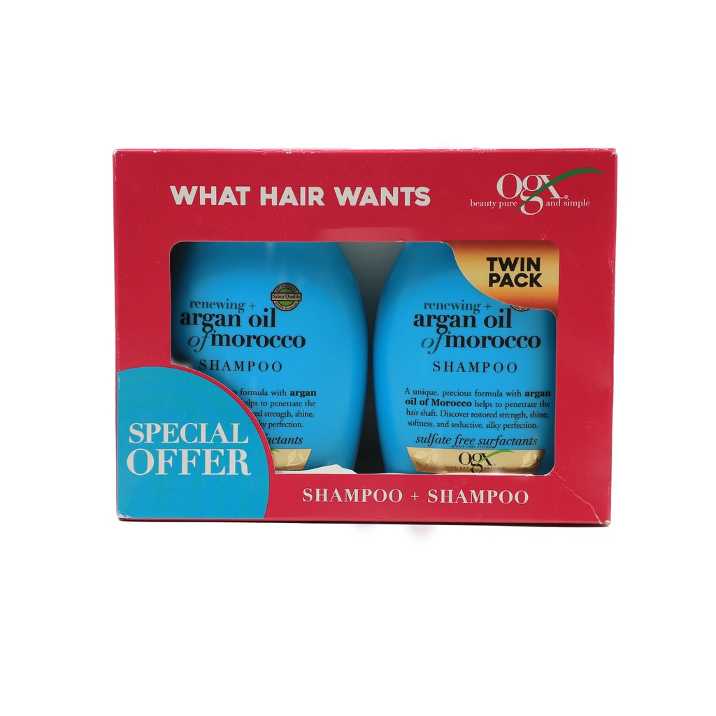 Argan Oil of Morocco Shampoo 2x385ML