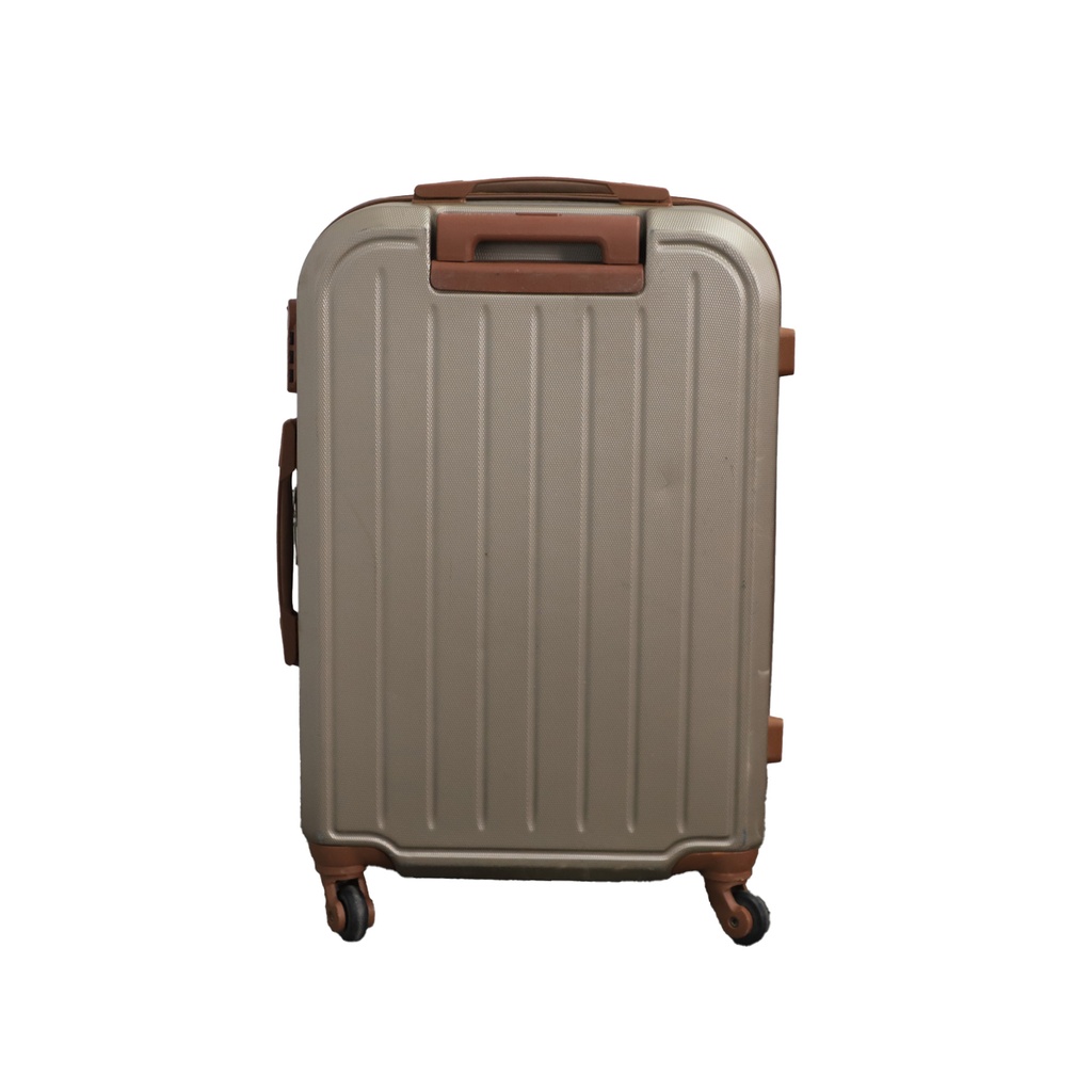 Brown expandable abs hardshell spinner  Luggage