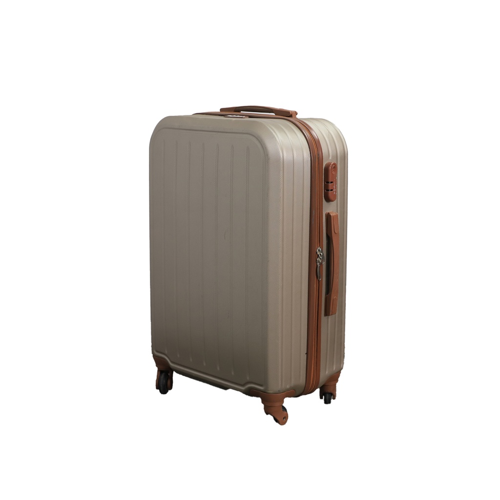 Brown expandable abs hardshell spinner  Luggage