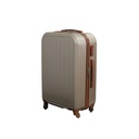 Brown expandable abs hardshell spinner  Luggage