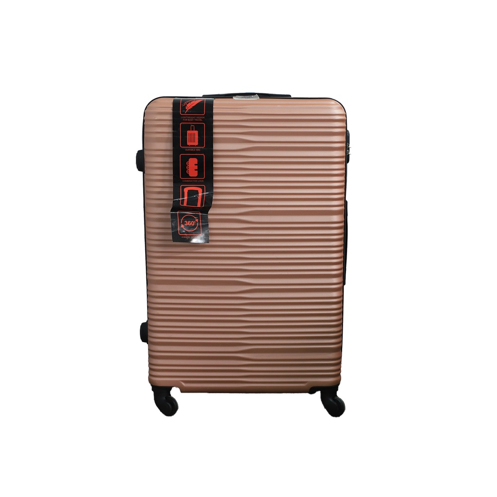 Hard-shell trolley suitcases in Rose gold 2 Pcs