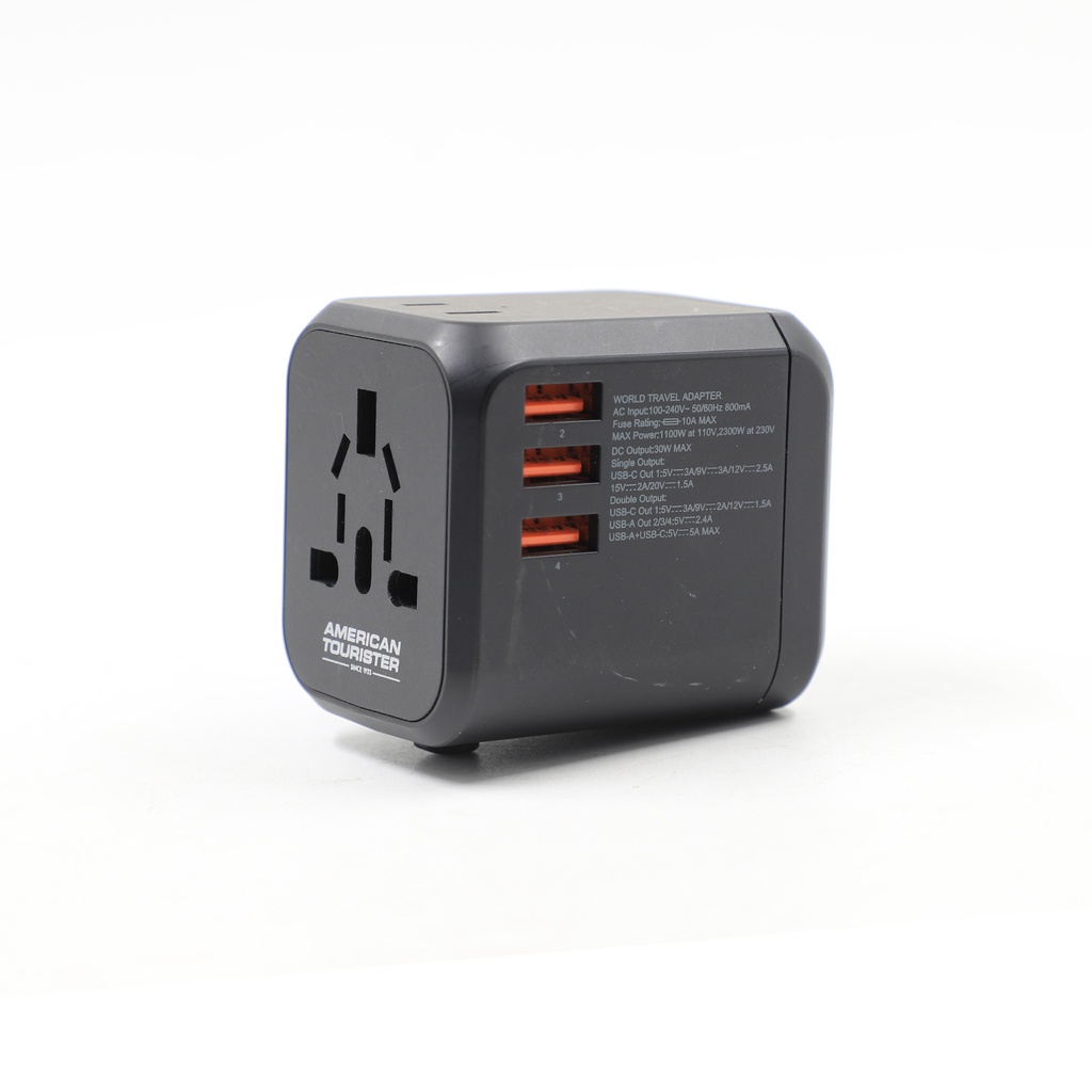 American Tourister At Accessories 3 usb + Type-C Adapter