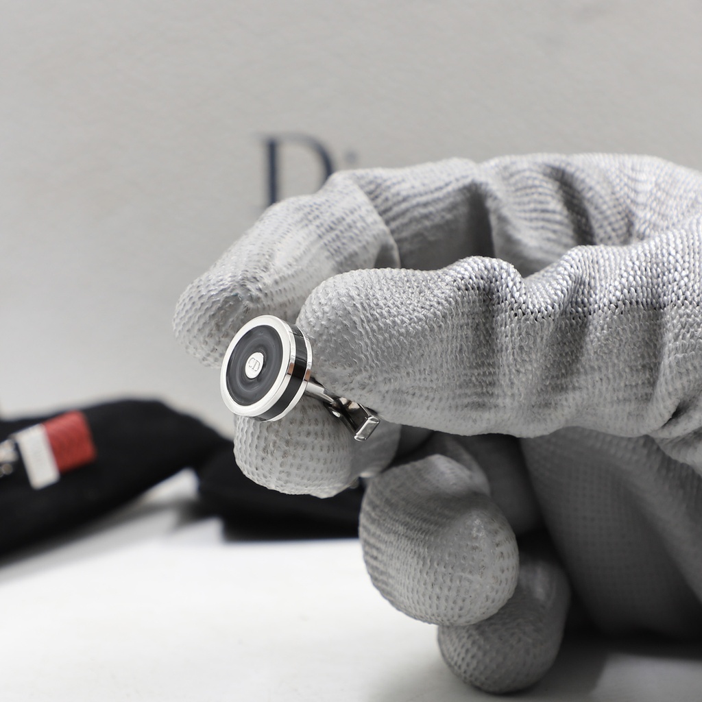 Dior Homme Set Of 3 Unique Cufflinks