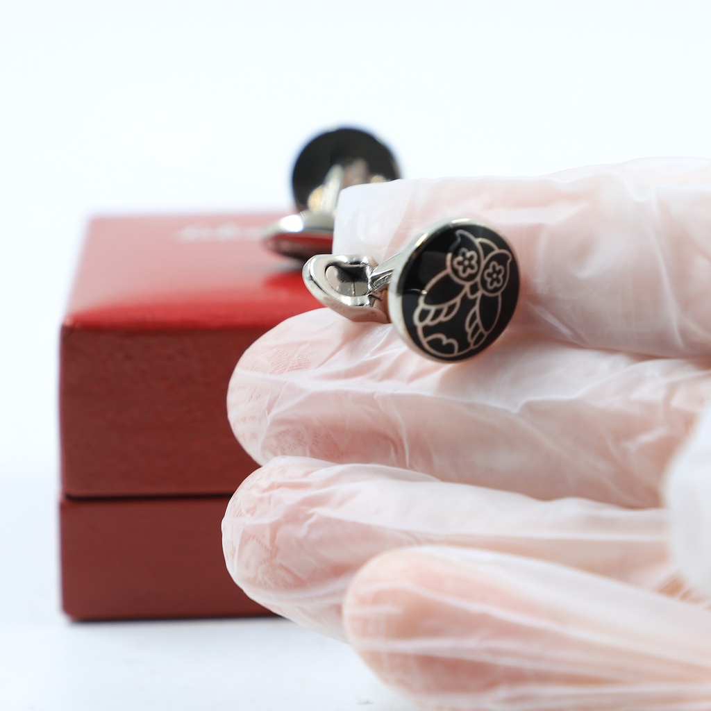 Salvator Ferragamo Made In Italy Owl Cufflinks