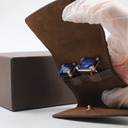 Louis Vuitton Made In France GL0123 Cufflink, 925 AG Silver