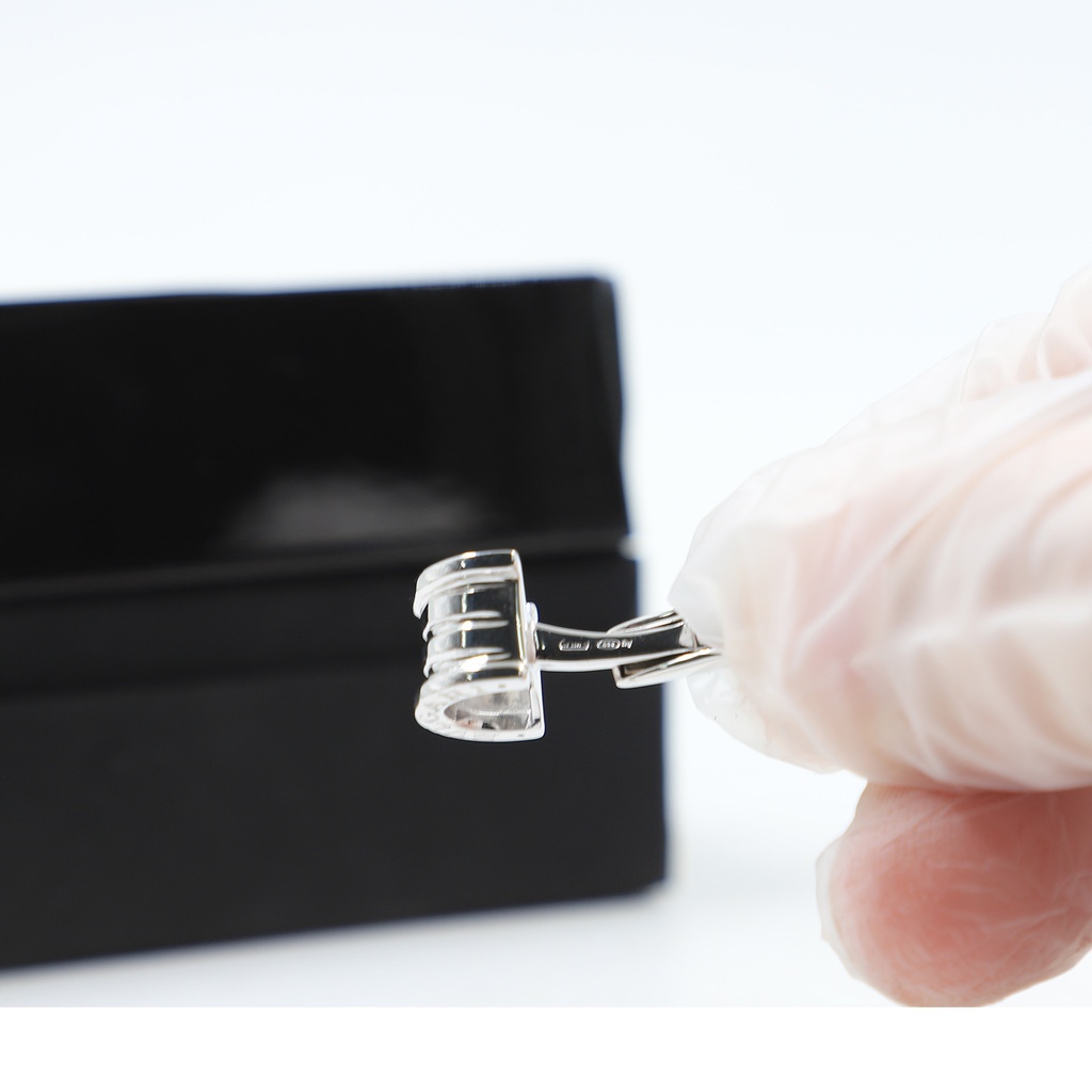 Bvlgari Made in iTaly Cufflinks 925 Silver ** Box Damaged **