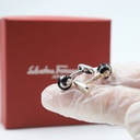 Salvatore Ferragamo Made in Italy 925 Silver Cufflinks