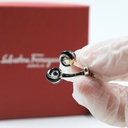 Salvatore Ferragamo Made in Italy 925 Silver Cufflinks